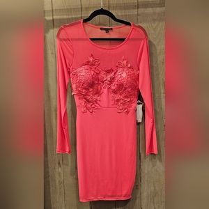 Pink Floral Dress
